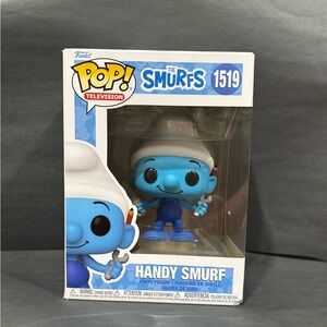 Funko Handy Smurf Blue and White Vinyl Figure